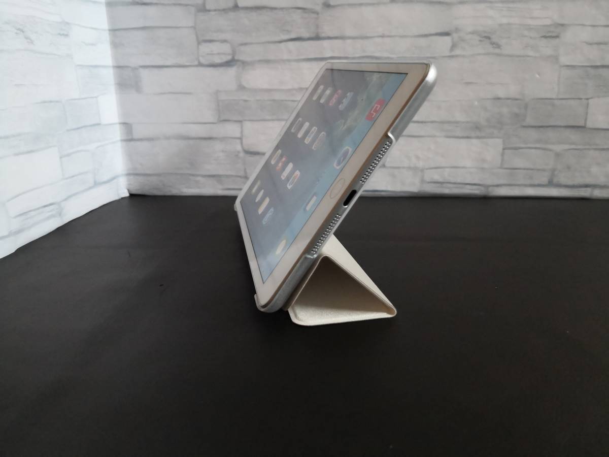 (薄型軽量) iPad mini/mini2/mini3 共用 ホワイト スマートケース , 自動スリープ機能付き_画像3