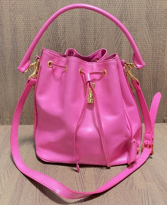 ★Samantha Thavasa Samantha Thavasa Azerfleuri 2way диагональная подвесная сумочка на шнурке из натуральной кожи ★ розовый подарок ◇ 46 