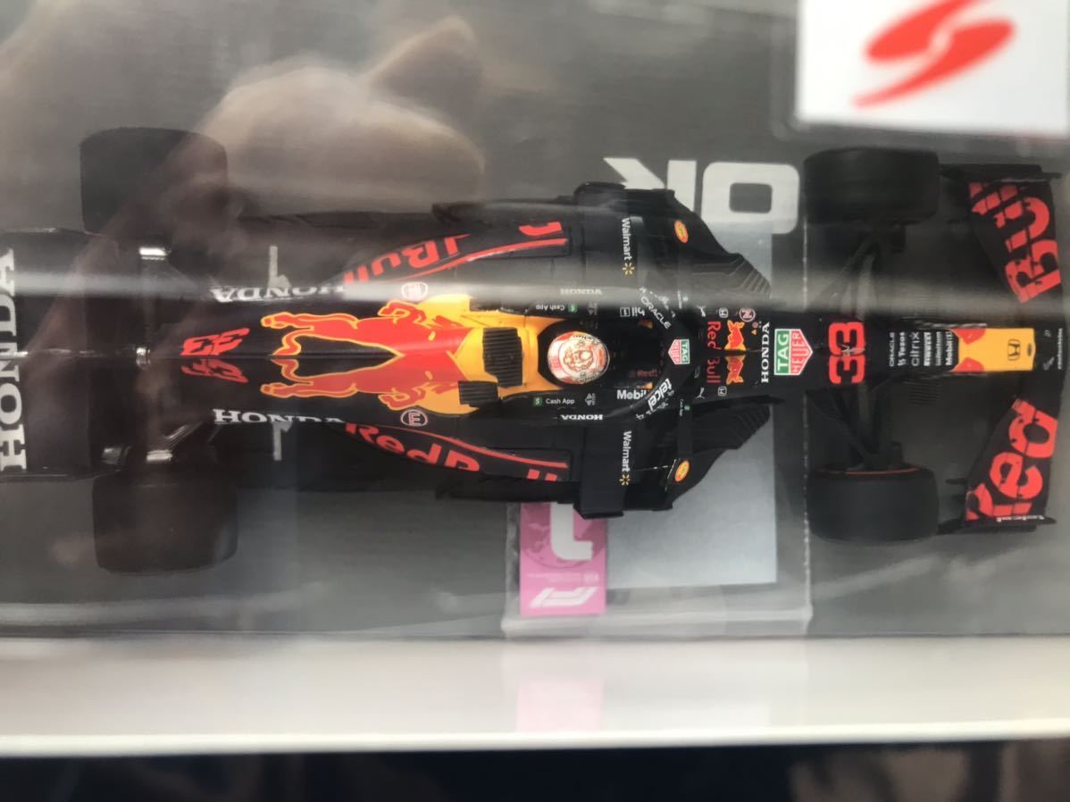 送料無料【ワールドチャンピオン特別仕様！】スパーク 1/43　レッドブル ホンダ RB16B 2021年アブダビGP優勝！ マックス・フェルスタッペン