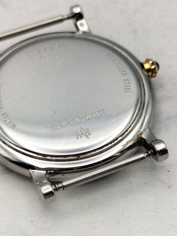 T1677 1円~ 稼働品 レイモンドウィル RAYMOND WEIL クオーツ デイト