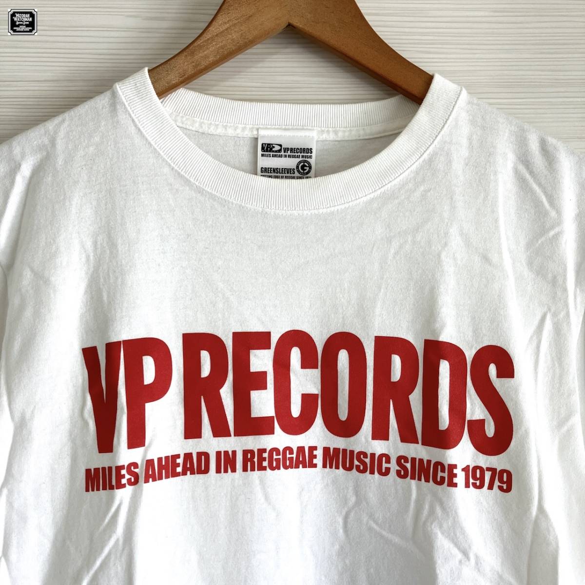 24x7Records Reggae VP RECORDS GREENSLEEVES Tシャツ Mサイズ_画像1