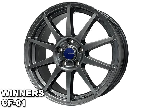 スタッドレスセット ダンロップ ウィンターマックス WM02 195/65R15 ウイナーズ CF-01 ウィッシュ 20系 Sグレード 送料無料!_画像2