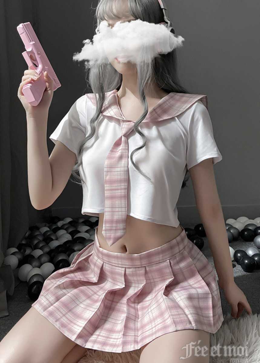 セーラー服　制服　マイクロ　セクシーコスプレ