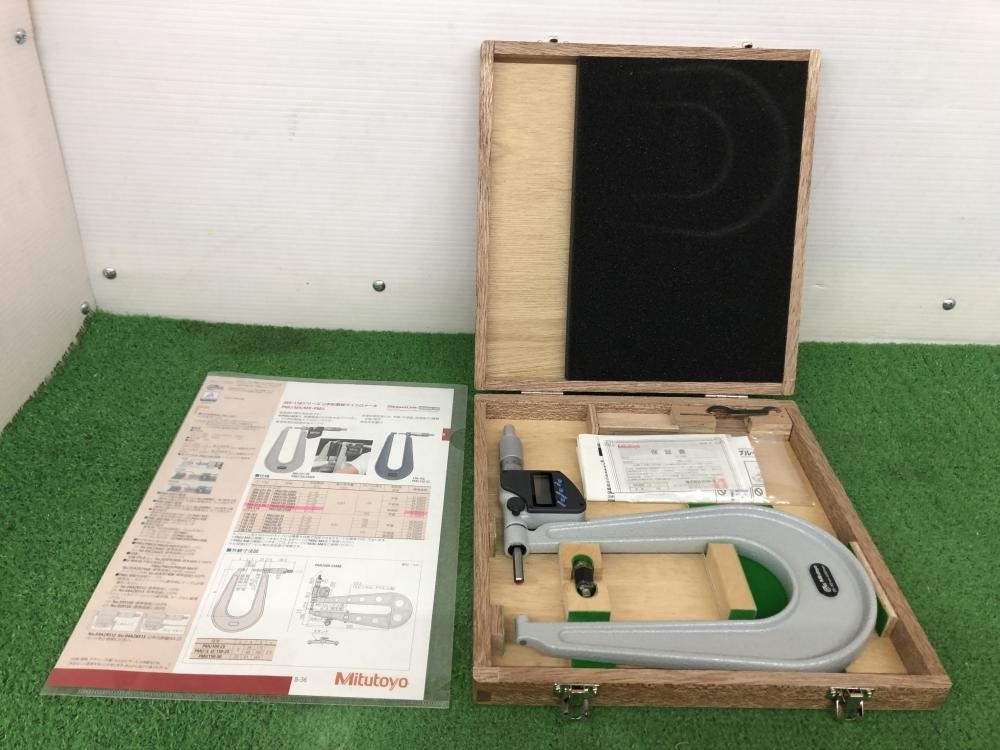001♪未使用品♪Mitsutoyo ミツトヨ U字形鋼板マイクロメータ PMUD150
