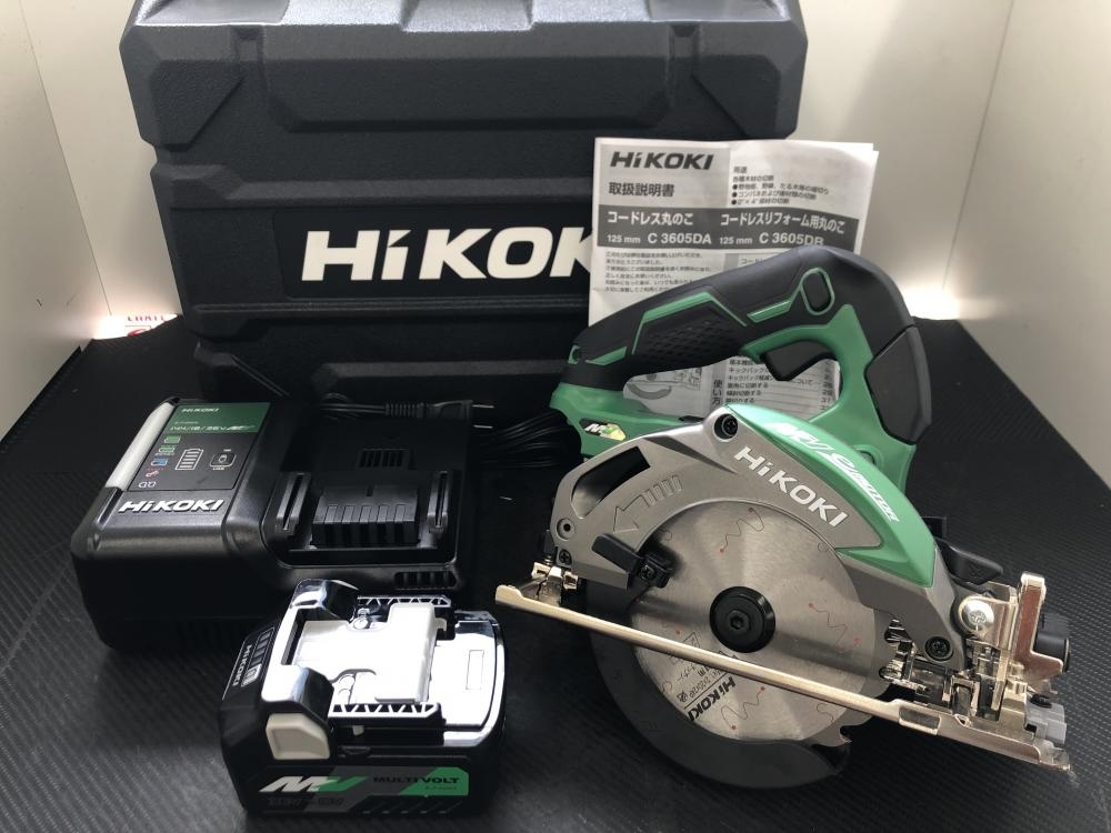 016□未使用品□HiKOKI ハイコーキ 125mmコードレスリフォーム用丸のこ