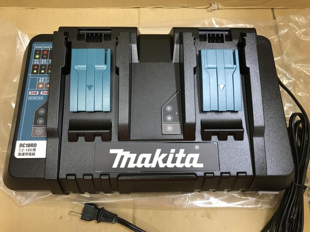 日本最大の 004☆未使用品☆マキタ makita 2口急速充電器 DC18RD ブランドの通販・買取 マキタ充電器 DC18RD 工具/メンテナンス