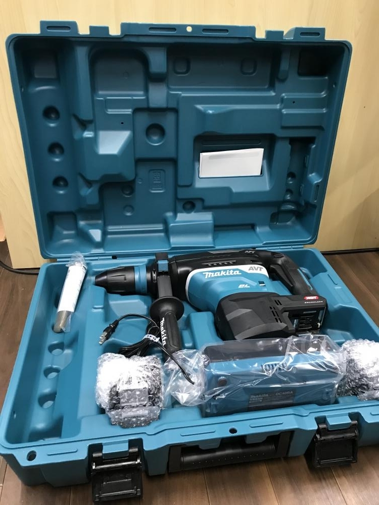 008○未使用品・即決価格○マキタ 40mm充電式ハンマドリル HR005GRMX