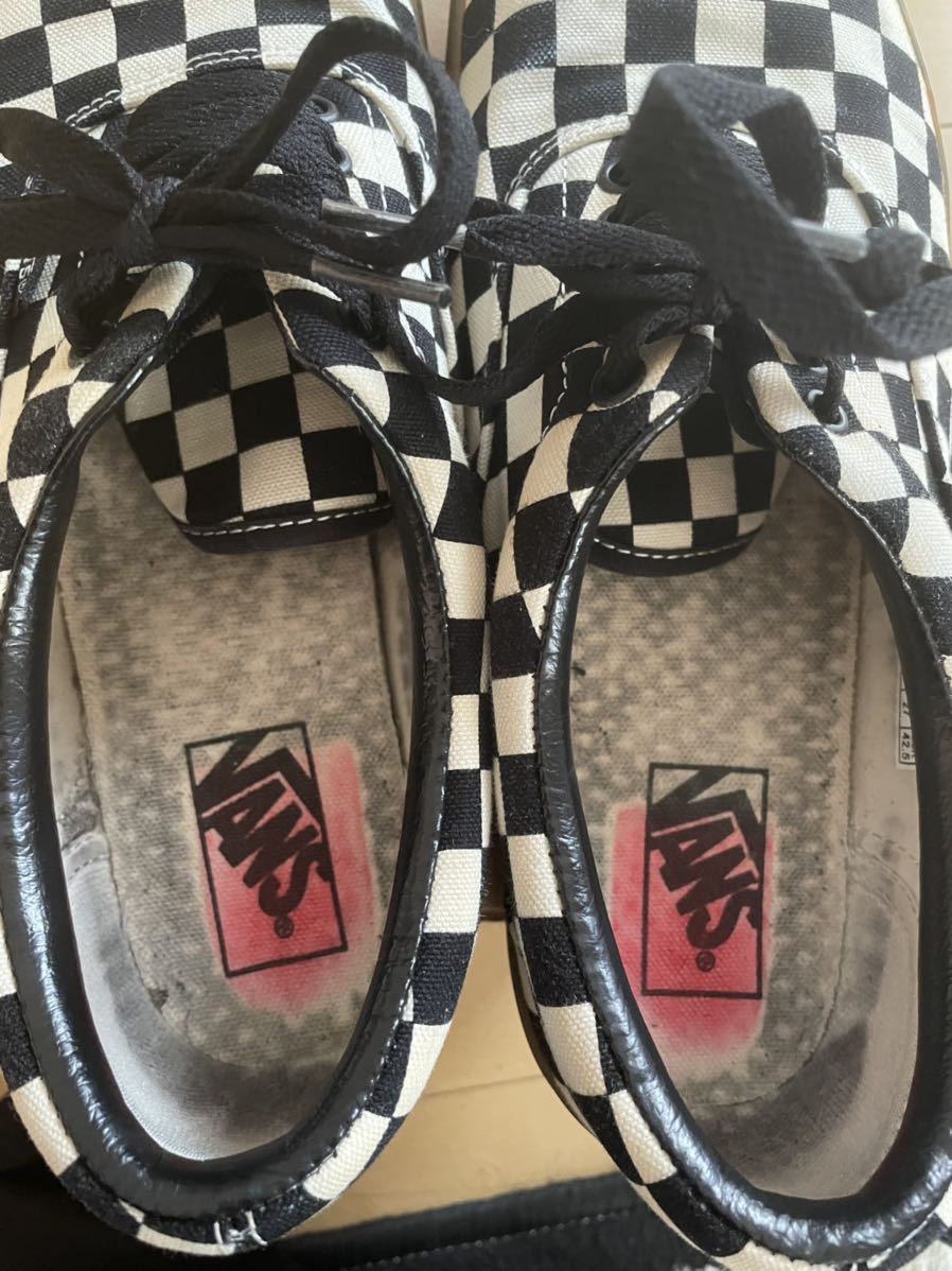 VANS OFF THE WALL バンズ スニーカー チェッカー　26.0〜27.0cm CHECKER ERA_インソールを外した状態