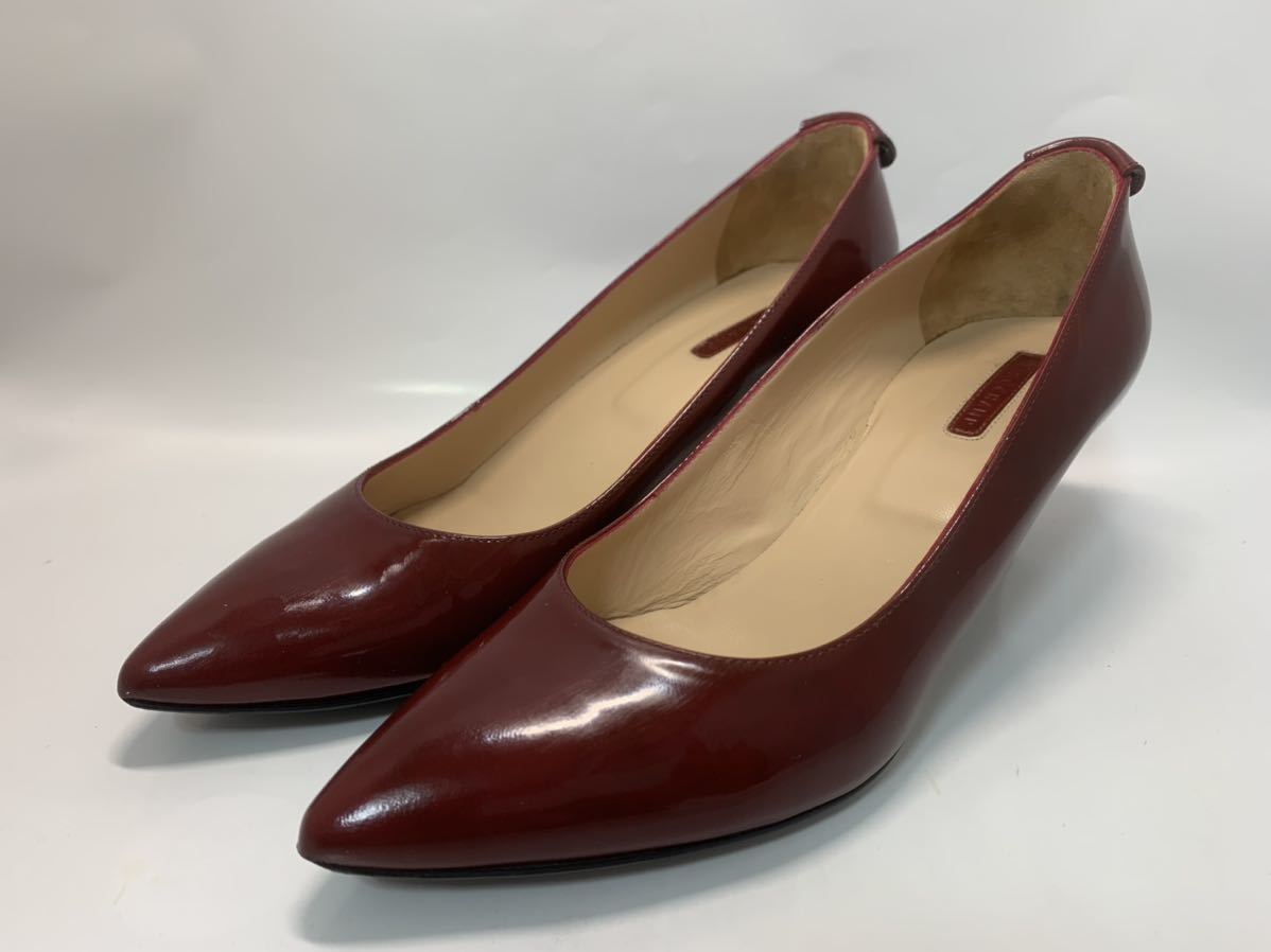 LONGCHAMP ロンシャン パンプス ハイヒール 37 1/2
