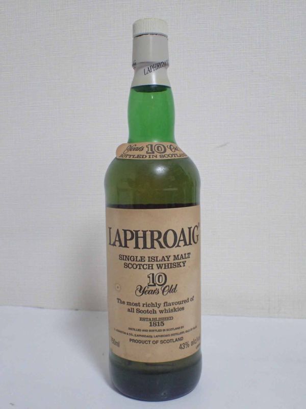 豊TJ6-785/8J〇LAPHROAIG ラフロイグ 10年 スコッチウイスキー 750ml