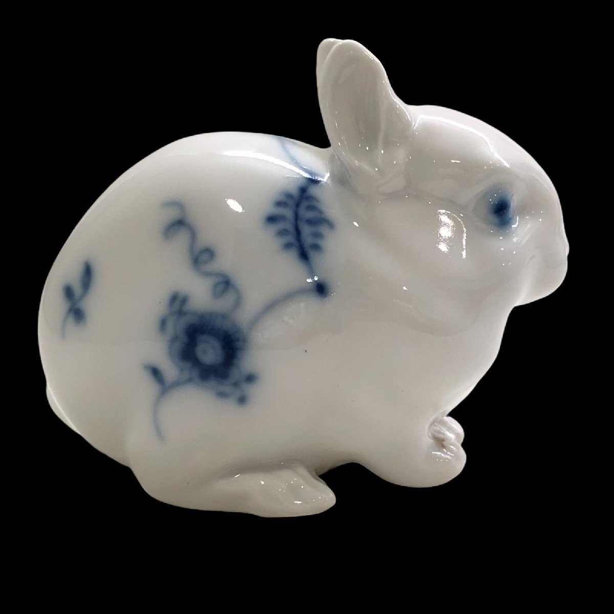 未使用級 ロイヤルコペンハーゲン フィギュリン ブルーパルメッテ 二羽