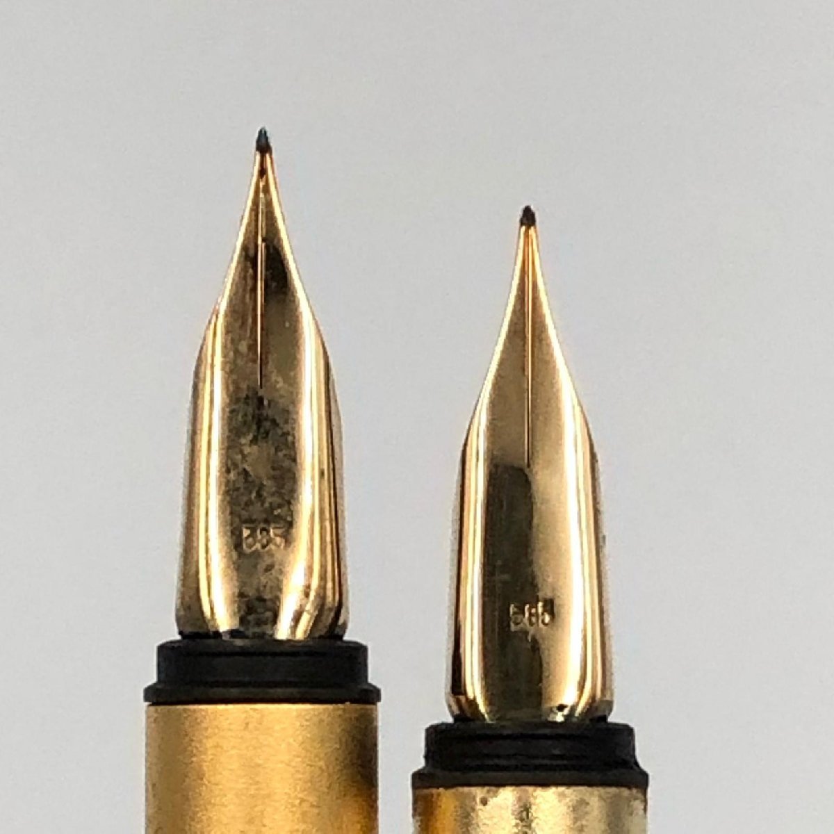 MONTBLANC モンブラン 万年筆 ペン先585 ゴールドカラー カートリッジ