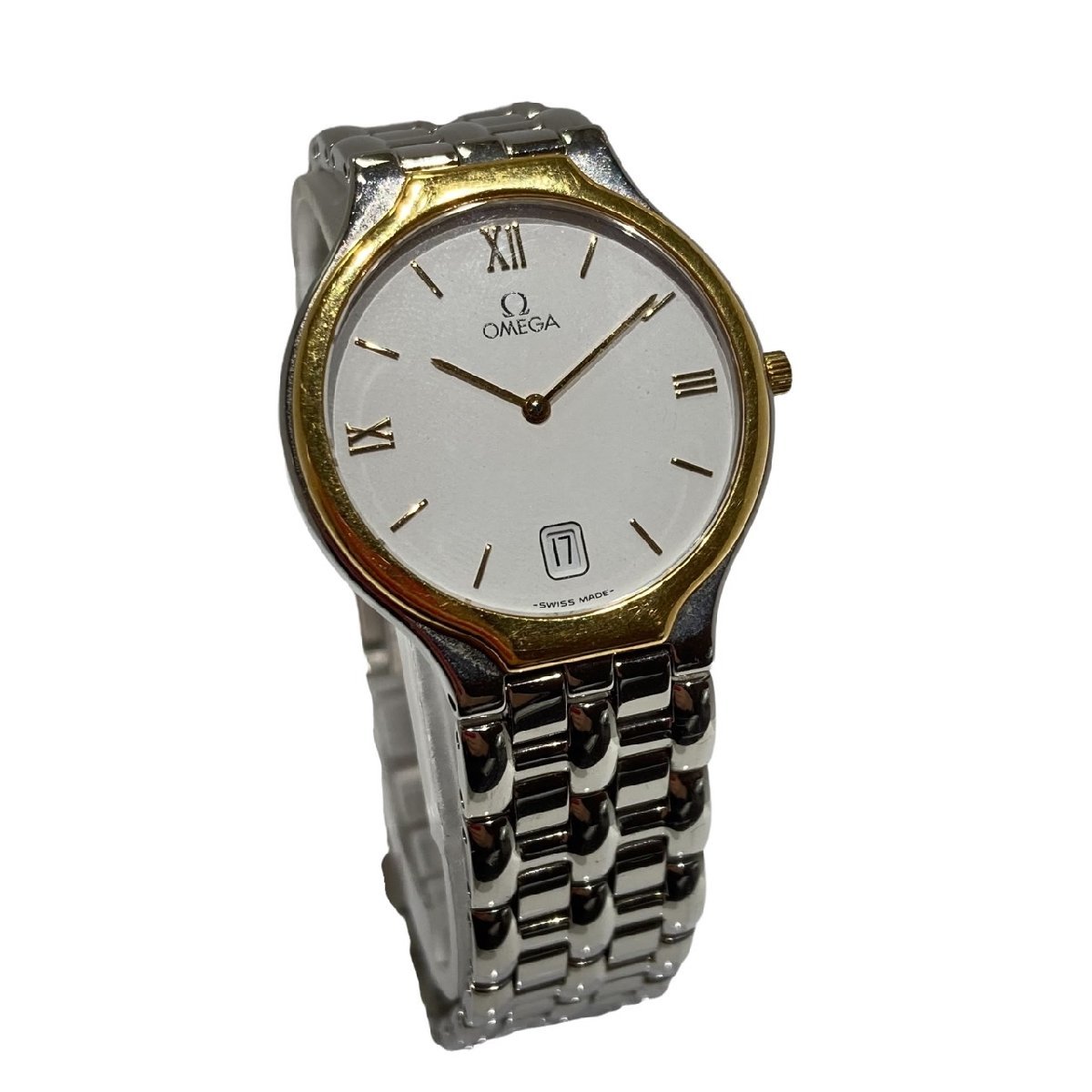 定番大得価 OMEGA - オメガ 腕時計 レディース SS ゴールドの通販 by