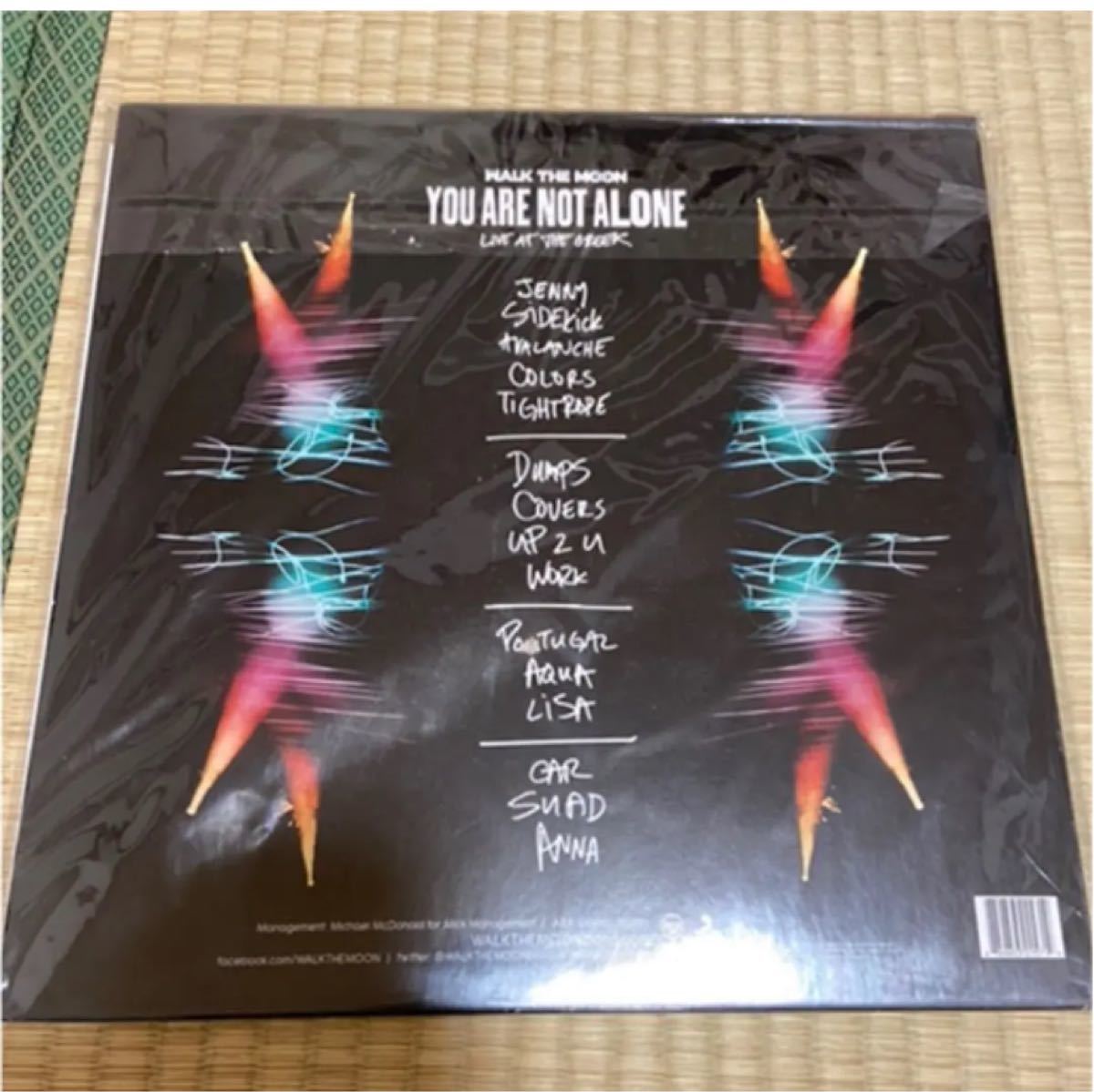 Walk The Moon「You Are Not Alone」 アナログ盤