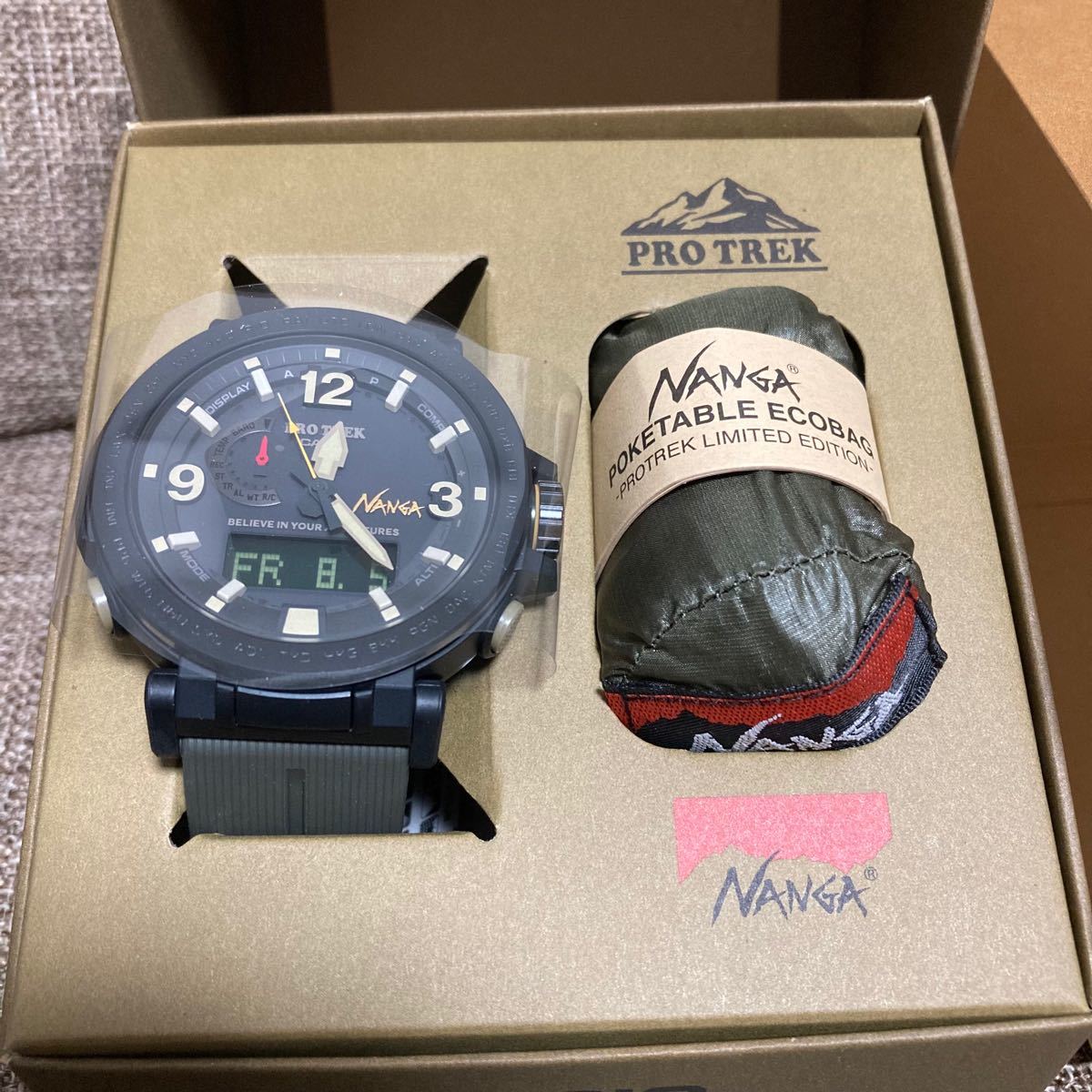 新品未使用 CASIO PRO TREK NANGA コラボ カシオ ソーラー プロ