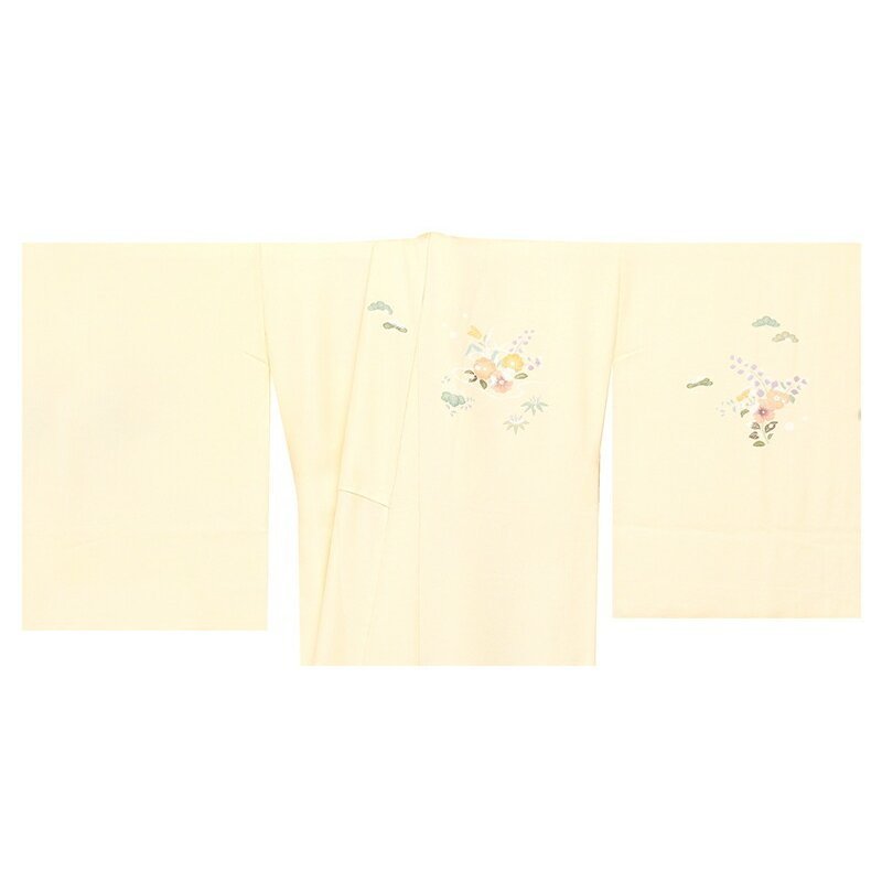 ※ゆとりサイズ【新品】仕立無料・送料無料☆京友禅伝統工芸手描き染訪問着☆特撰優美ボカシ辻ヶ花玲宝四季草花文(10191)_画像3