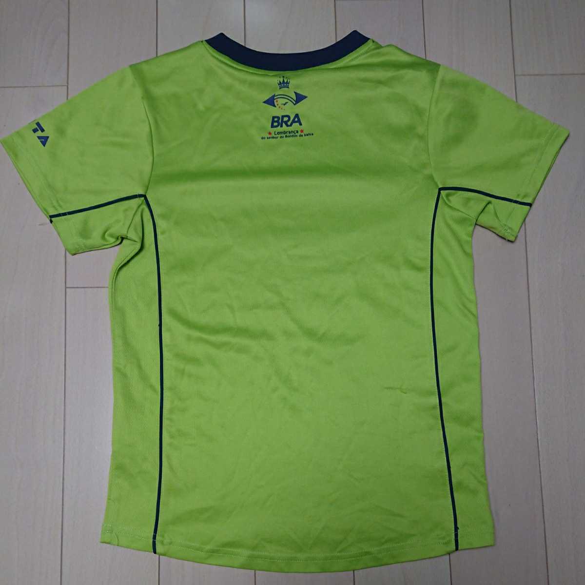 Finta フィンタ 半袖プラクティスシャツ 140サイズ グリーン_画像2