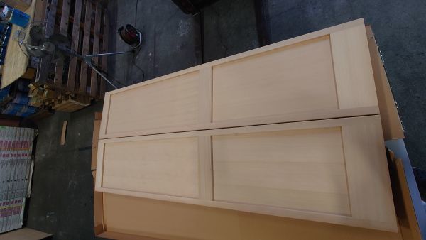 No,7 2008【室内ドア】【輸入ドア】【折戸】 ヘム折戸1444 無塗装 2枚