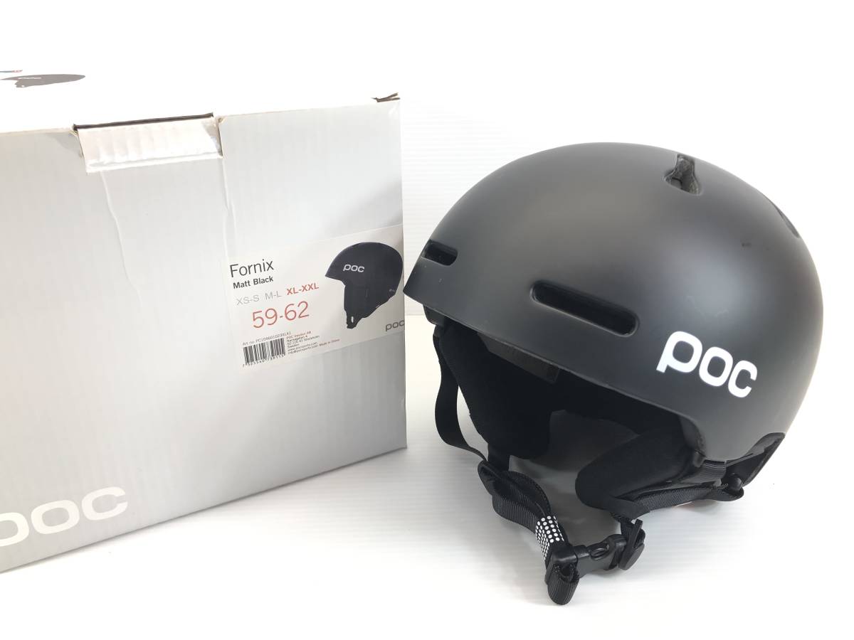 POC ポック ヘルメット FORNIX MATT BLACK XL-XXL スキー スノーボード 59-62