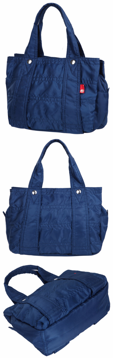  "мамина сумка" темно-синий S размер 2 позиций комплект карман много плечо большая сумка 2way A4 меньше большая вместимость стандартный товар RAYMARC MB04