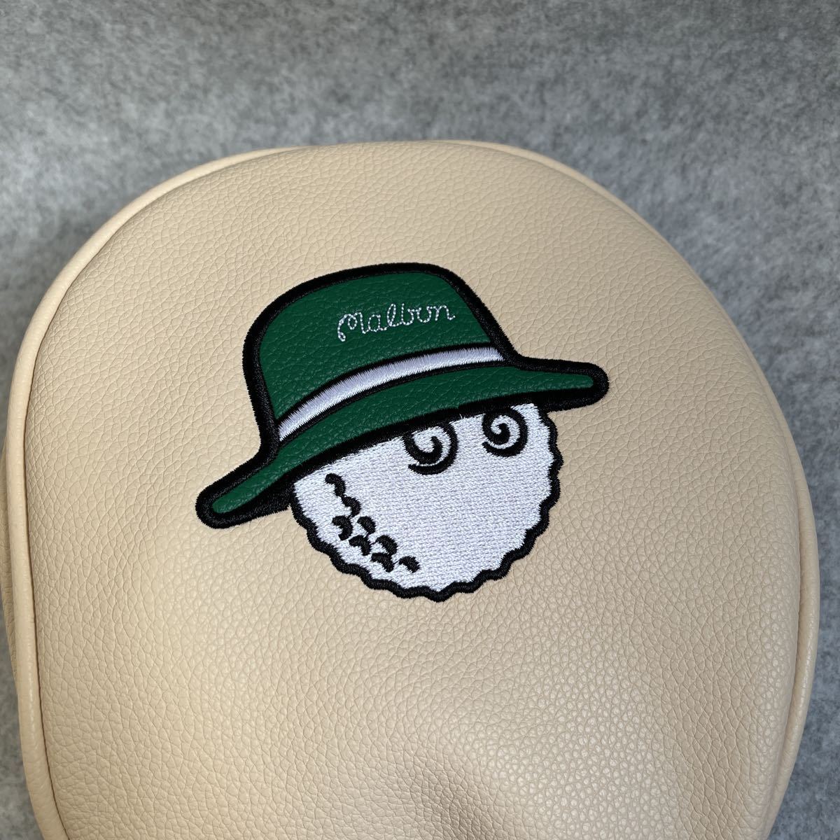8710円 日本全国 送料無料 マルボンゴルフ Malbon ヘッドカバー 4点セット ベージュ 8710円 日本全国 送料無料 マルボンゴルフ Malbon ヘッドカバー 4点セット ベージュ