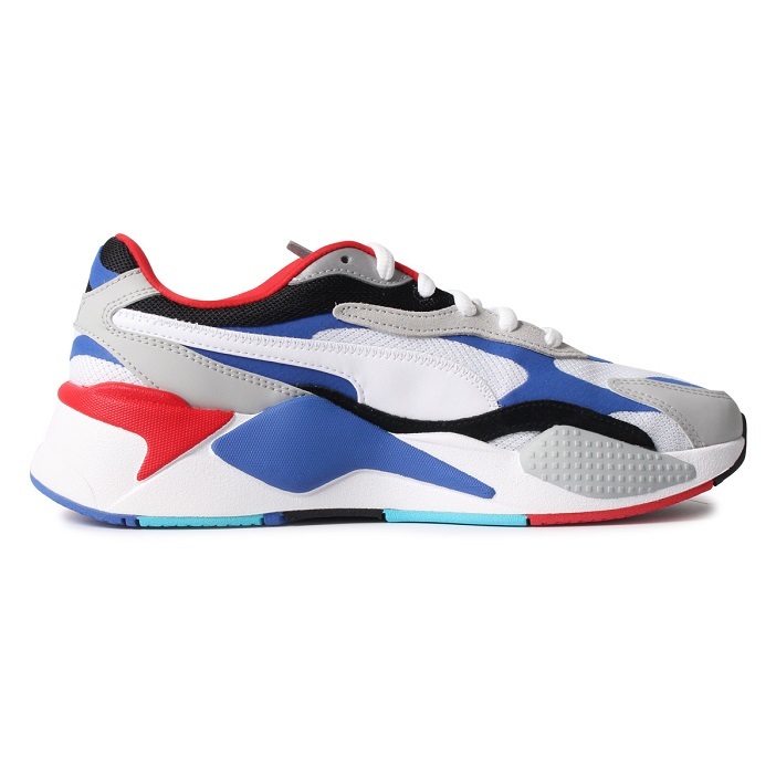 プーマ RS-X3 パズル 28cm 定価14300円 ホワイト/ブルー/レッド 白 青 赤 トリコロール RS-X3 PUZZLE メンズ スニーカー _画像5