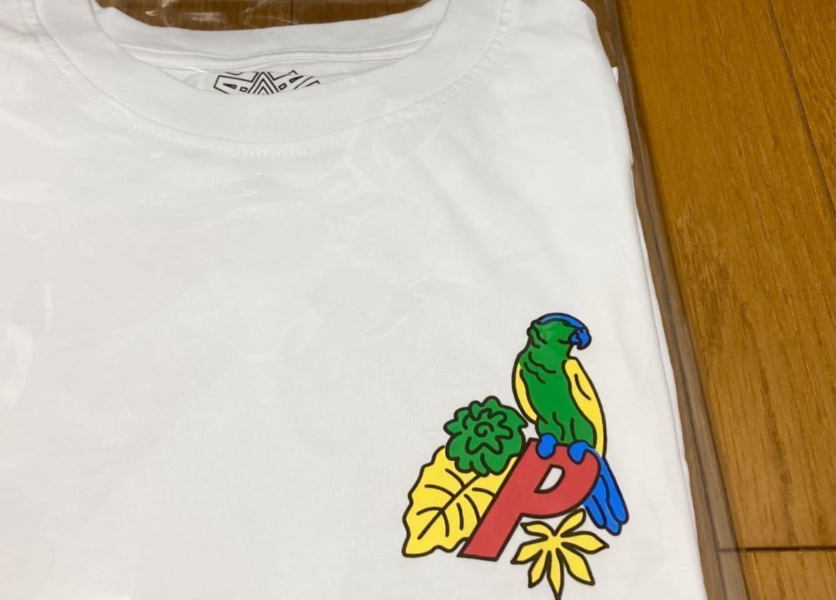 XL】【新品未使用】Palace skateboards Parrot P－3 T-shirt WHITE 白
