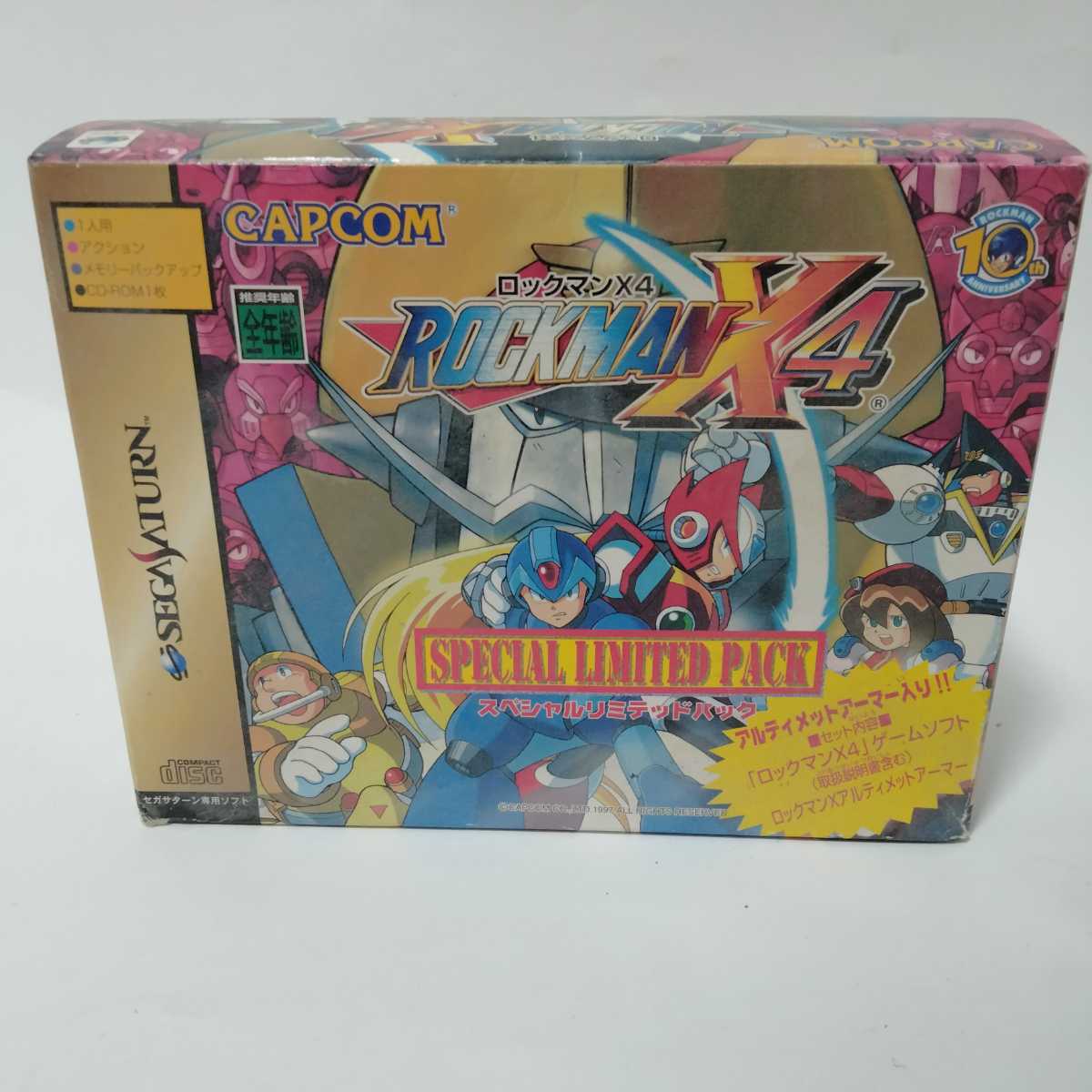 帯付き】SEGASATURN セガサターン セガ・サターン ロックマンX4