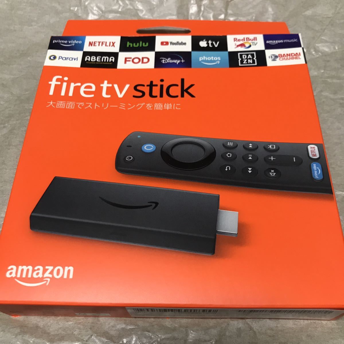 商品 Fire TV Stick Alexa対応音声認識リモコン 第3世代 付属 ストリーミングメディアプレーヤー