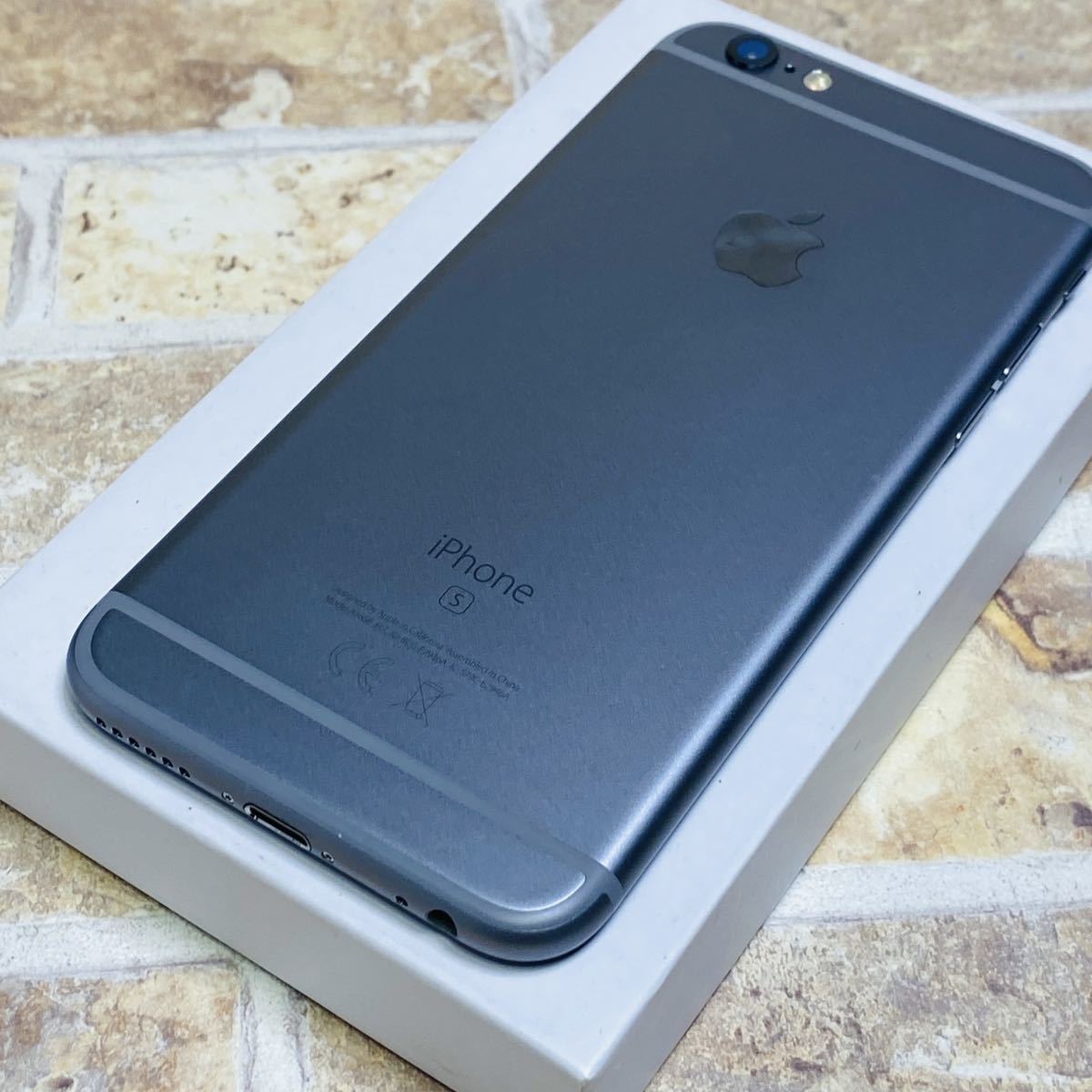 SIMフリー iPhone6s 64GB 169 スペースグレイ バッテリー新品 slyg