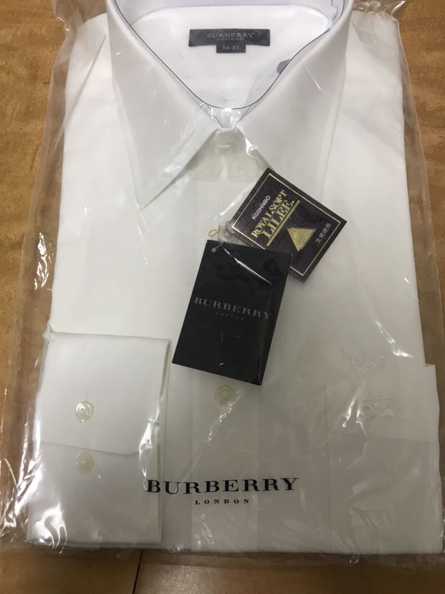 貴重・未使用・タグ付き)バーバリーロンドン 長袖ワイシャツ BURBERRY