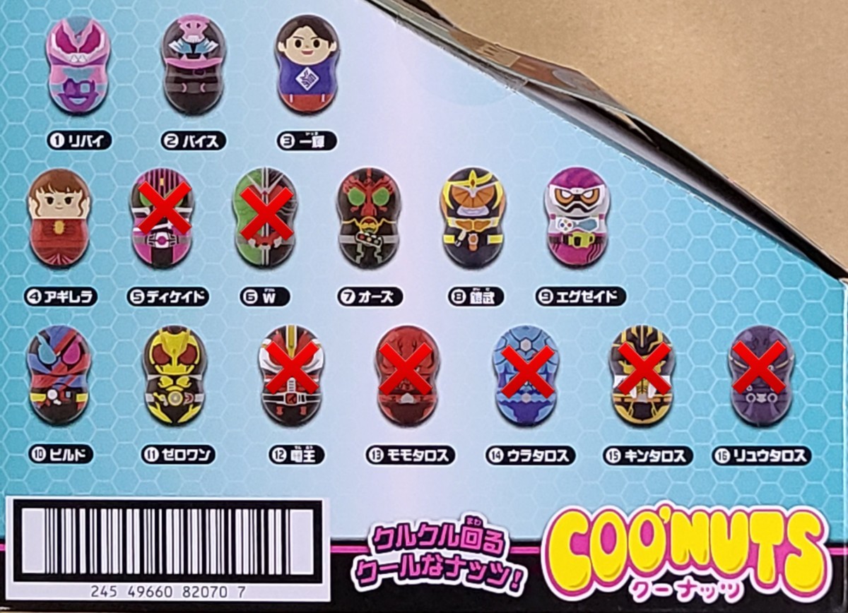 COO'NUTS クーナッツ 仮面ライダー電王 仮面ライダー鎧武 - 通販