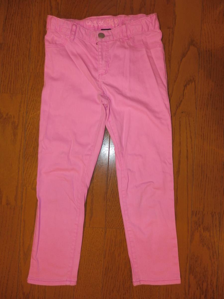 USED品★Gap Kids ストレッチカラーデニム ピンク 140ｃｍ_画像1