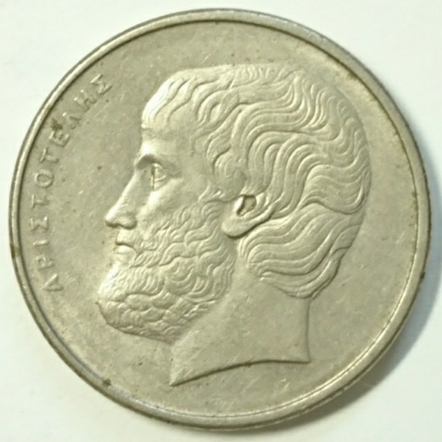 【ギリシャ】5ドラクマ硬貨 1976年 約22.5mm (3)_画像2