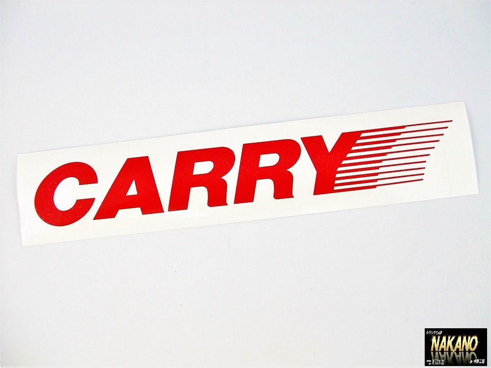 NAKANO car make another sticker Carry (CARRY red ) sticker light car 