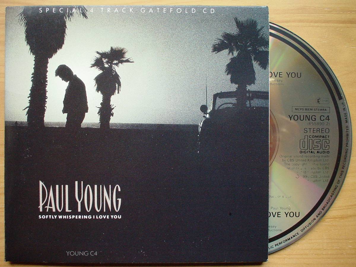 *SINGLE CD прекрасный товар paul (pole) * Young SOFTLY WHISPERING I LOVE YOU бумага jacket *3 пункт покупка Yupack бесплатная доставка (2 пункт,3 пункт и больше SET предмет. 1 пункт . сделаю )