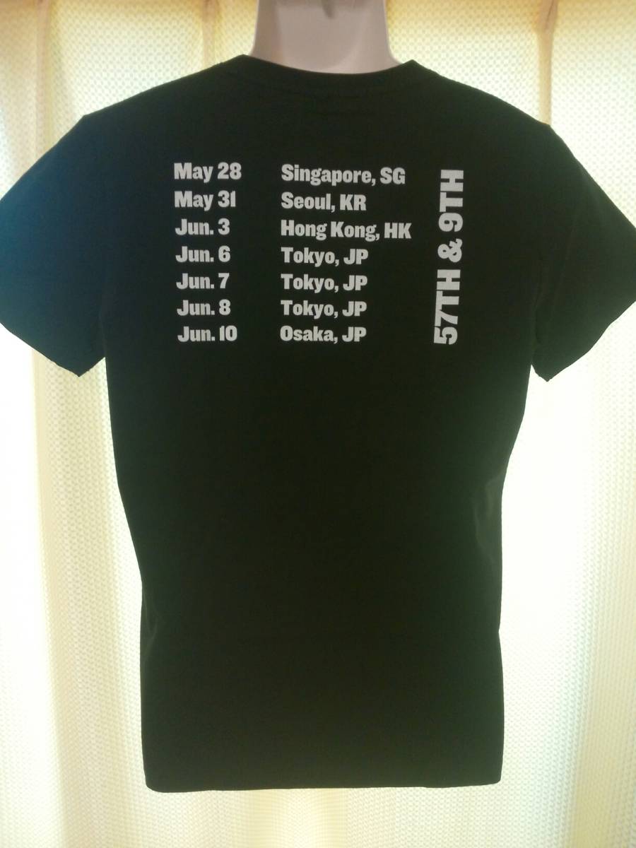 .. место проведения ограниченная продажа оригиналы ting футболка чёрный цвет не использовался новый товар 57TH & 9TH 2017 Tour Osaka Tokyo концерт ②