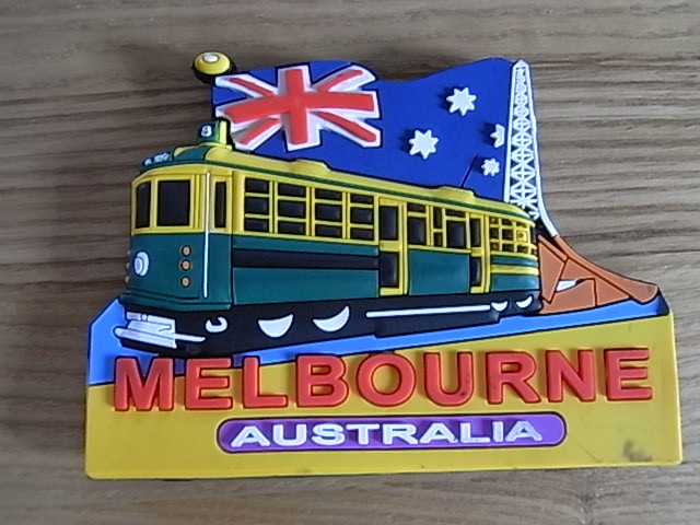 オーストラリア☆メルボルン名物「トラム」のマグネット 乗り物_画像1