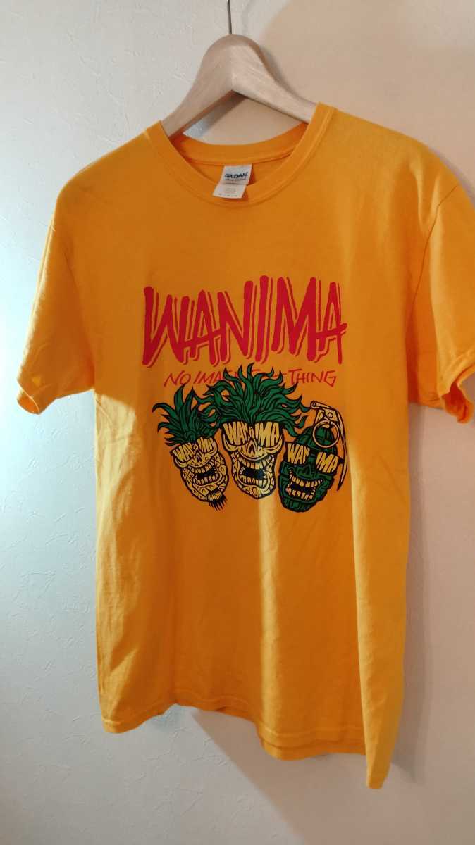  WANIMA ワニマ バンドＴシャツ ツアーＴシャツ　ライブＴシャツ バンＴ マーチ　Mサイズ　メロコア　パンク　_画像3