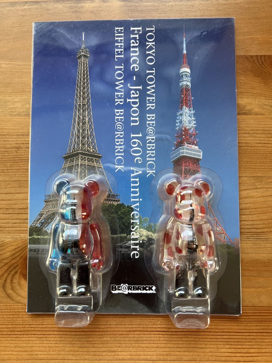 東京タワーBE@RBRICK + エッフェル塔 BE@RBRICK 日仏友好160周年限定パック_画像1
