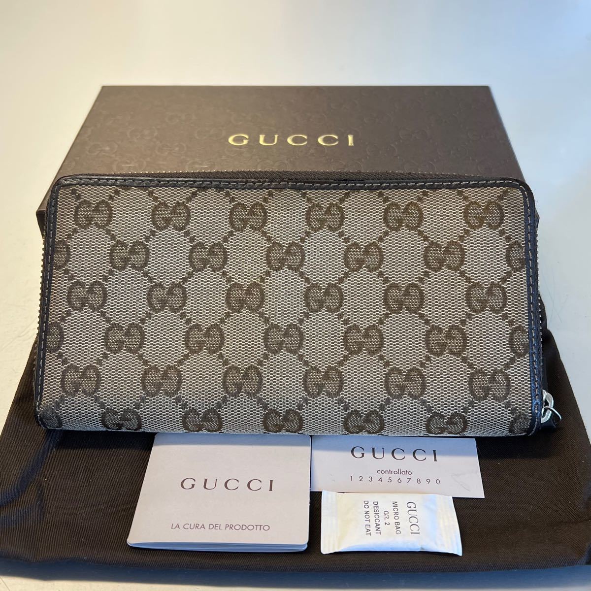 極美品 グッチ GUCCI 財布 長財布 GGキャンバス リボン シェリー 極美品 グッチ GUCCI 財布 長財布 GGキャンバス リボン シェリー