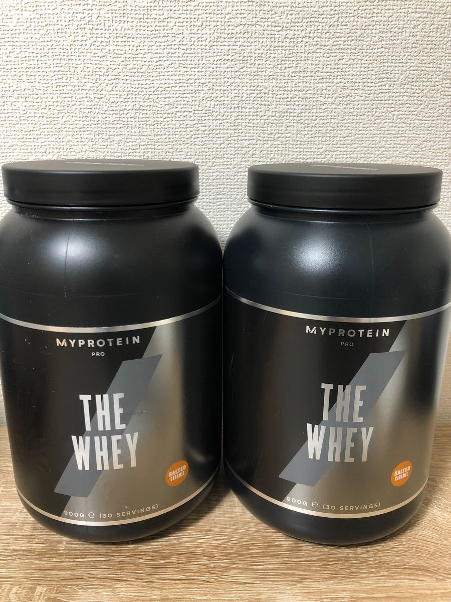 マイプロテイン　THE WHEY（ザ ホエイ） 900g×2個　塩キャラメル