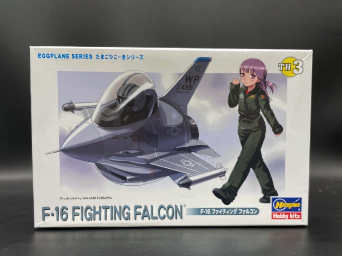 〓ハセガワ〓たまごひこーき TH3 F-16 FIGHTING FALCON ファイティングファルコン プラモデル@戦闘機 未組立品 HASEGAWA EGGPLANE SERIES_画像3