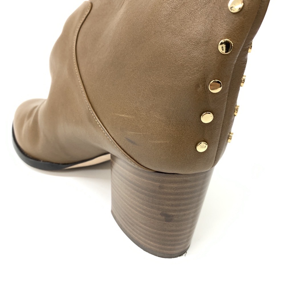 ◇JIMMY CHOO ジミーチュウ ロングブーツ 38.5◇ ブラウン レザー