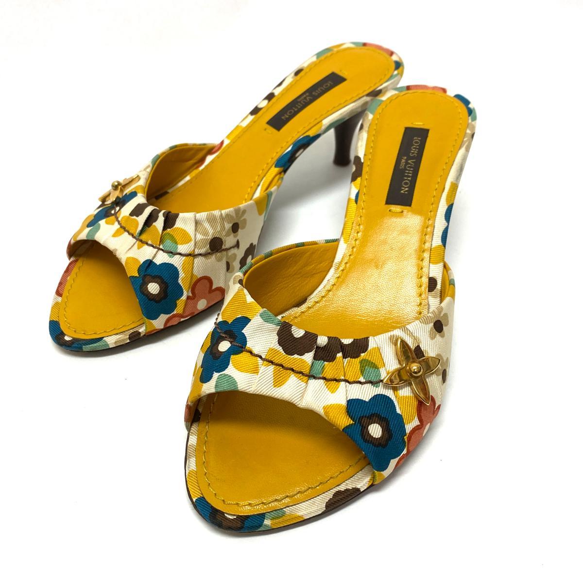 ◇LOUIS VUITTON ルイヴィトン ミュール サイズ34◇yellow /黄