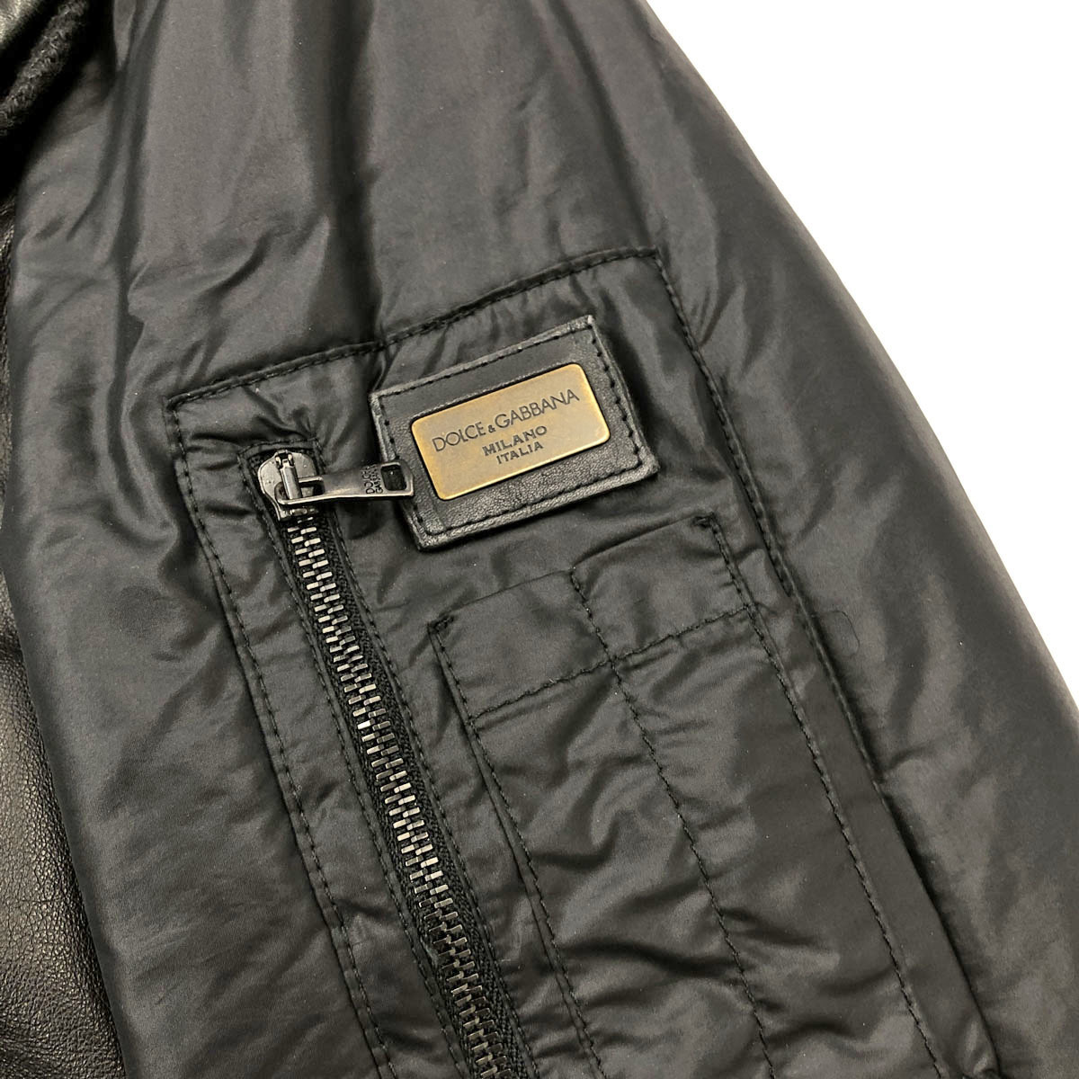 ◇DOLCE&GABBANA ドルチェ&ガッバーナ レザージャケット サイズ44