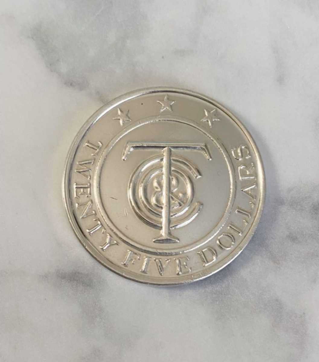 中古】 TIFFANY ビンテージ ティファニー マネー コイン 5枚
