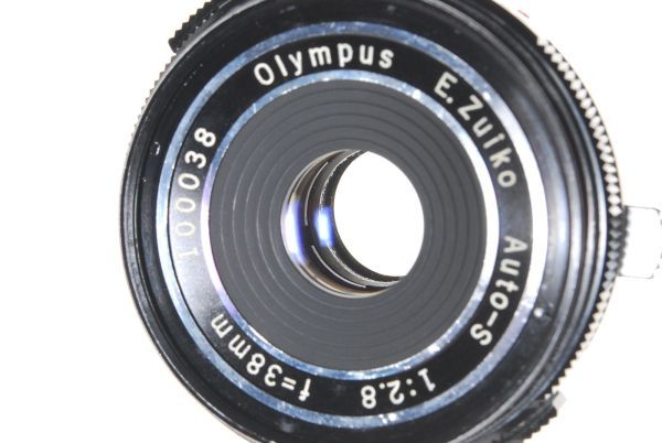 ざいます ヤフオク! - [AB Exc+] Olympus E.Zuiko Auto-S 38mm f/2.8 P