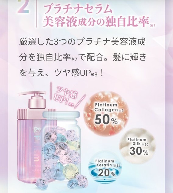 &Prism MIRACLE SHINE シャンプー・ヘアトリートメント 詰替用セット 320ml+320g アンドプリズム