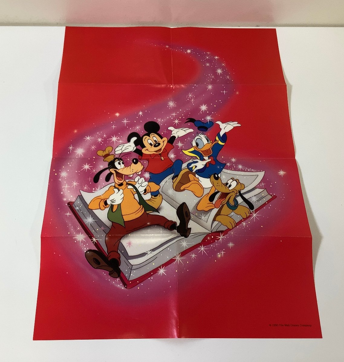 [ rare ]MICKEY MOUSE AND FRIENDS 12 pcs. collection poster attaching foreign book / English / picture book / Disney [ta02l]